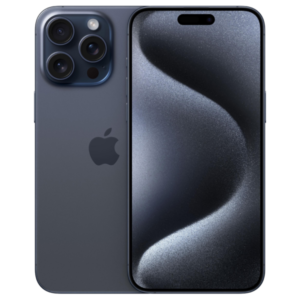 4 jaar Garantie | Refurbished Apple iPhone 15 Pro Max, 256 GB, Blauw Titanium, A-grade | Nano Sim + eSim