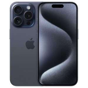 4 jaar Garantie | Refurbished Apple iPhone 15 Pro, 256 GB, Blauw Titanium, B-grade | Nano Sim + E Sim
